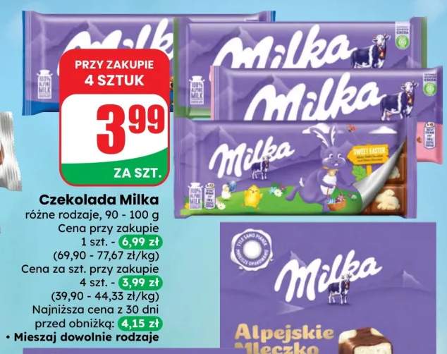 Bombonierka Alpejskie Mleczko