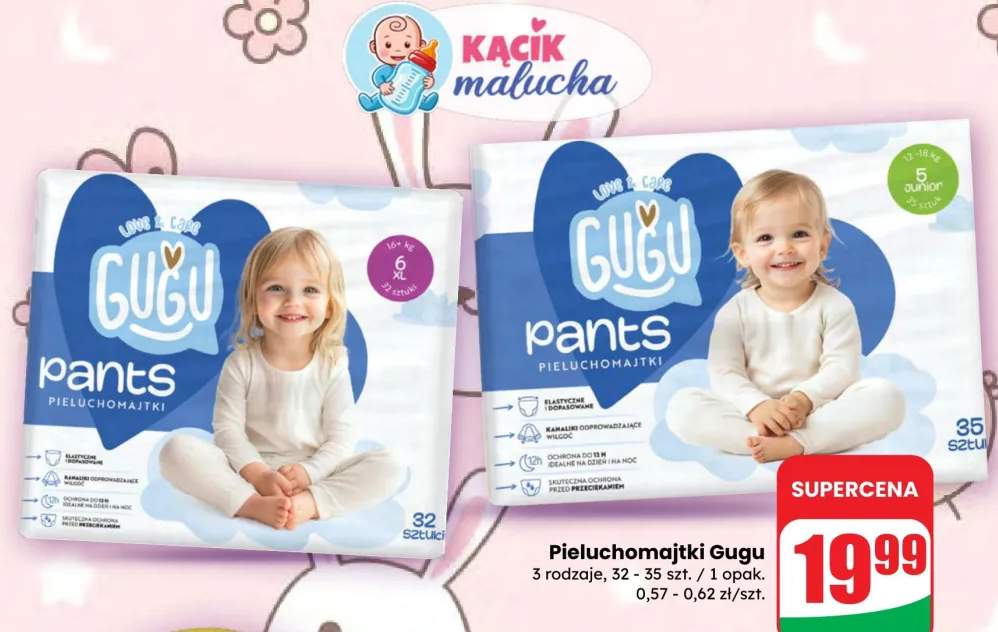 Pieluchomajtki pants