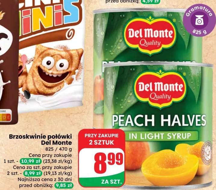 Brzoskwinie połówki