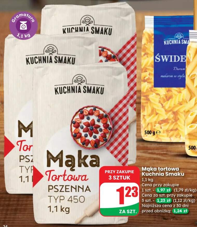 Mąka tortowa pszenna typ 450