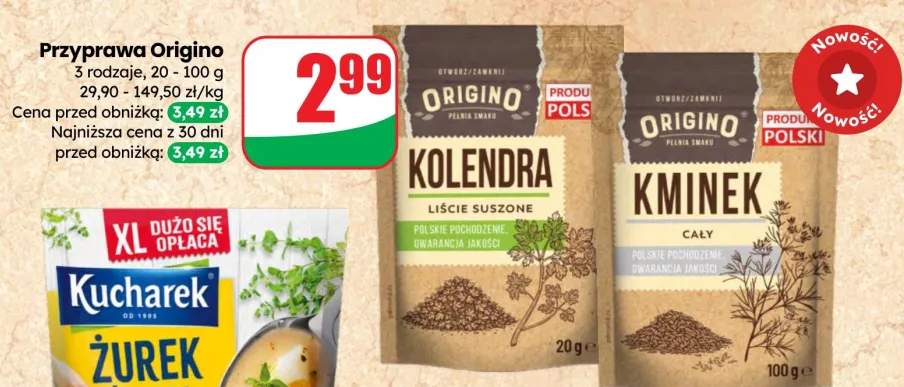 Przyprawa Origino kolendra liście suszone