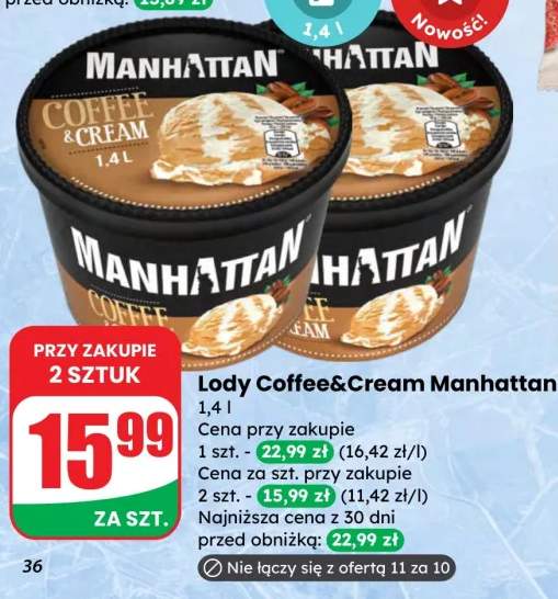 Lody Coffee&Cream Manhattan
