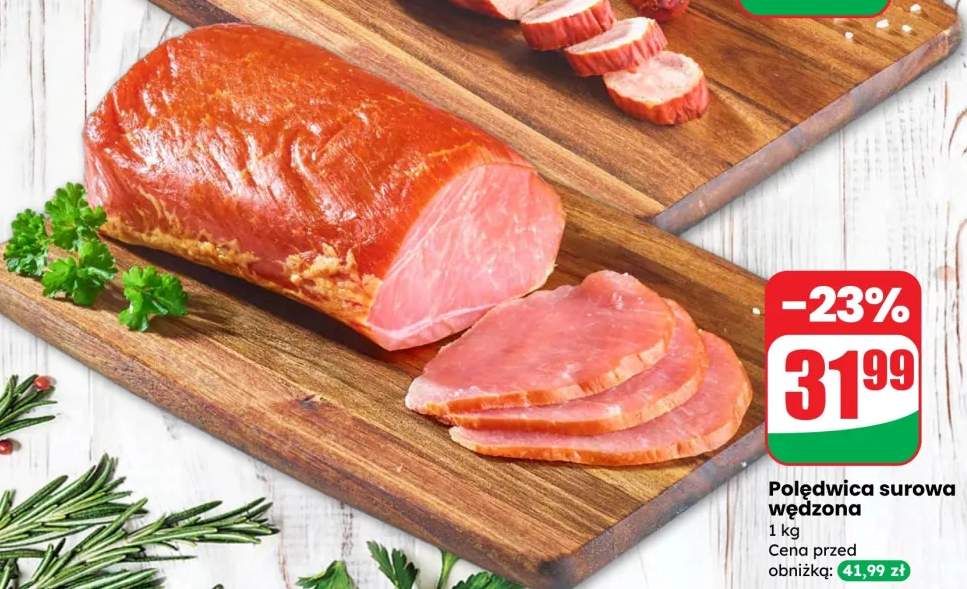 Polędwica surowa wędzona