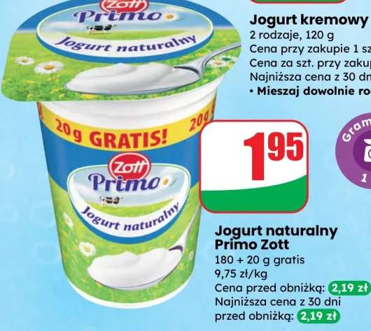 Jogurt naturalny Primo Zott