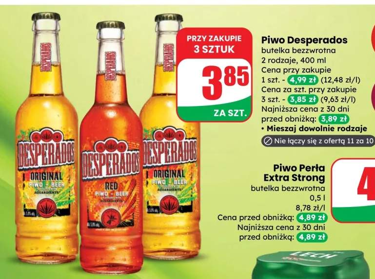 Piwo Perła Extra Strong butelka bezzvrotna