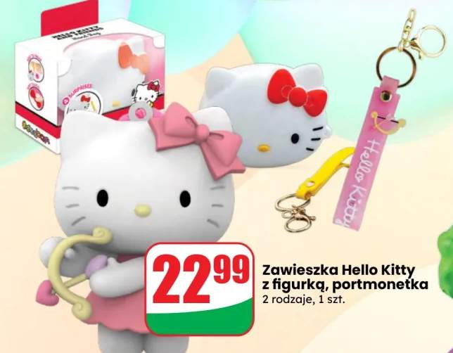 Zawieszka Hello Kitty z figurką, portmonetka