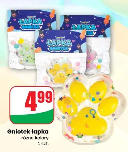 Łapka gniotek różne kolory
