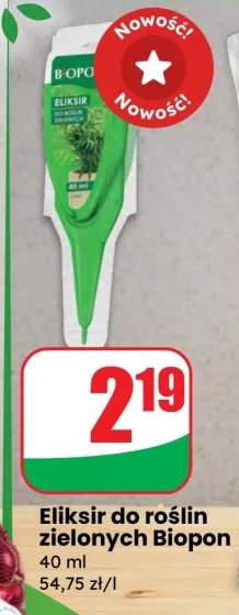 Eliksir do roślin zielonych Biopon