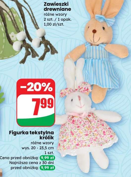 Zawieszki drewniane różne wzory