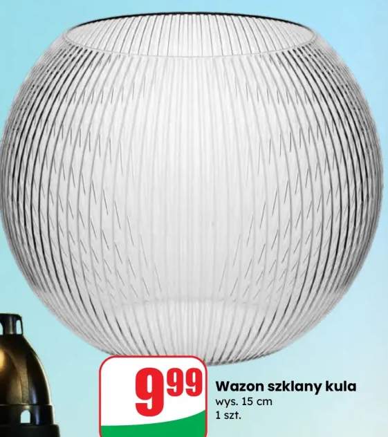 Wazon szklany kula