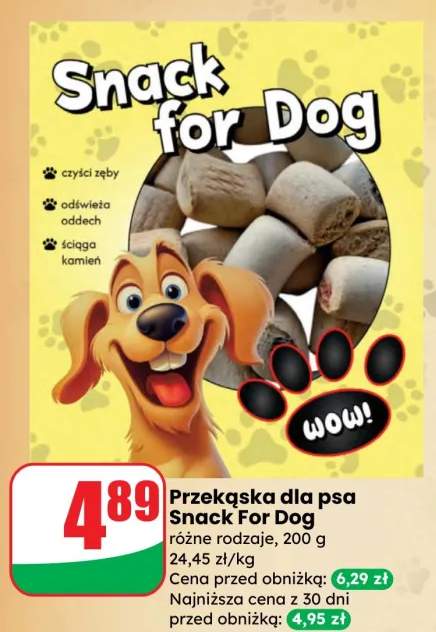 Przekąska dla psa różne rodzaje