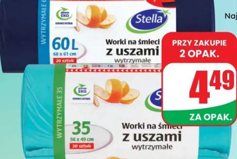 Worki na śmieci z uszami