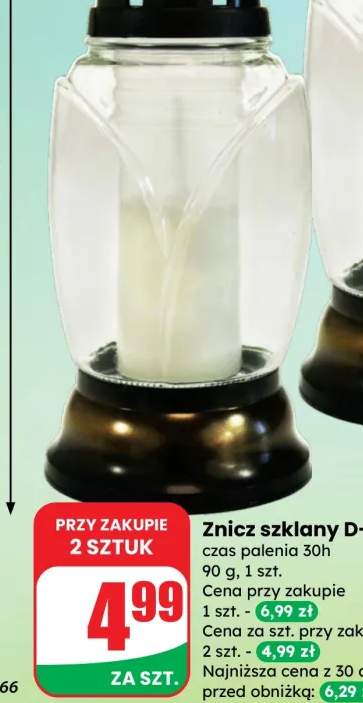 Znicz szklany D-6