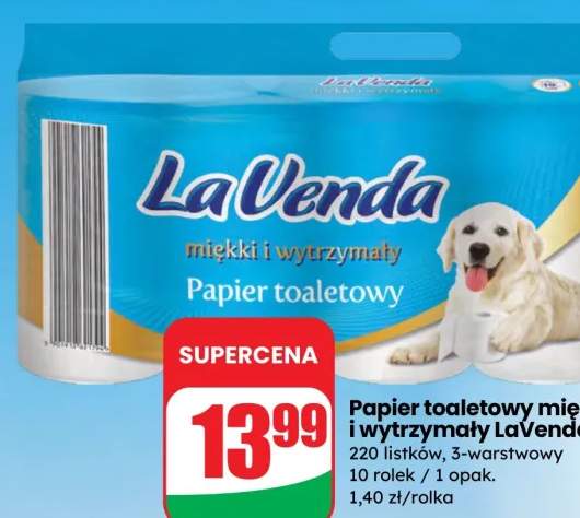 Papier toaletowy miękki i wytrzymały