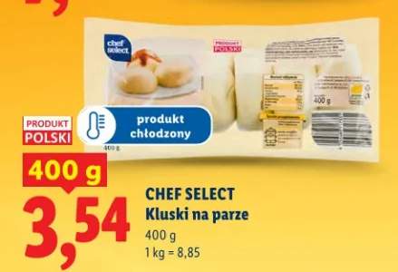 kluski na parze