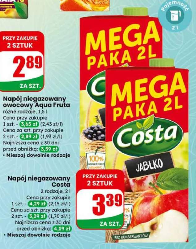 Napój niegazowany jabłko