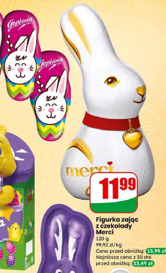 Figurka zając z czekolady