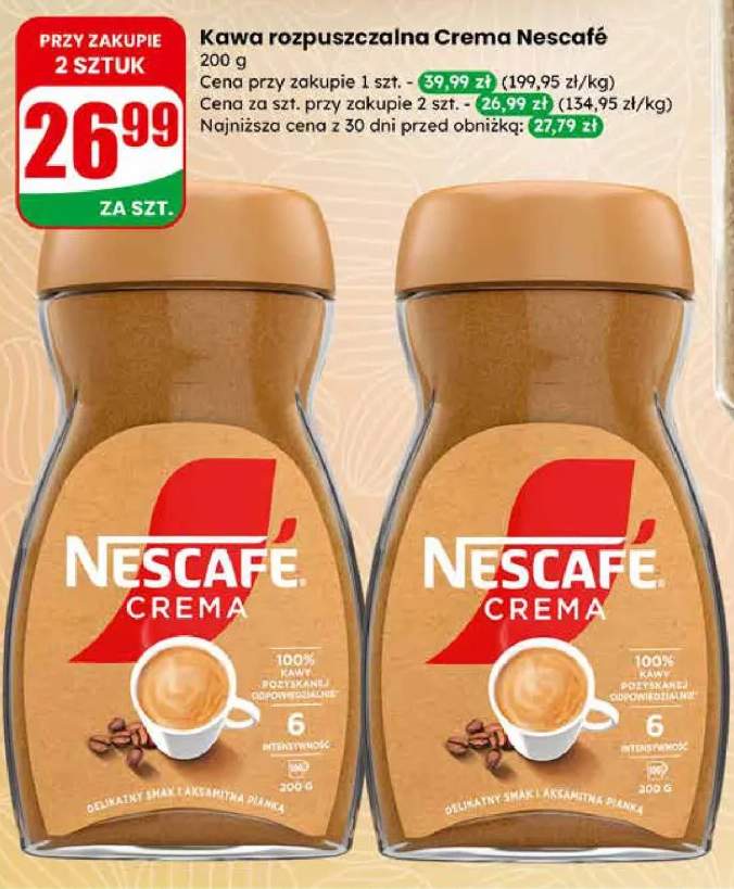 Kawa rozpuszczalna Crema