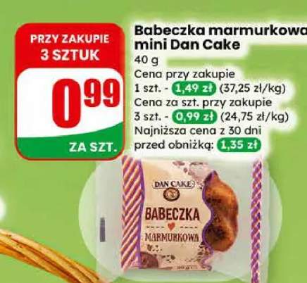 Babeczka marmurkowa mini