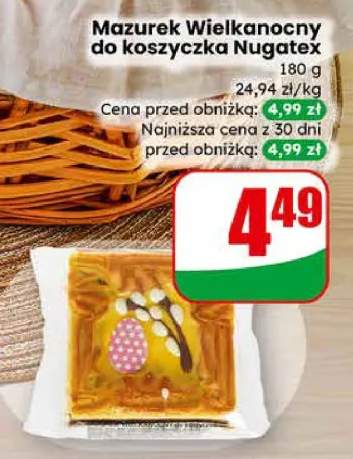 Mazurek wielkanocny do koszyczka