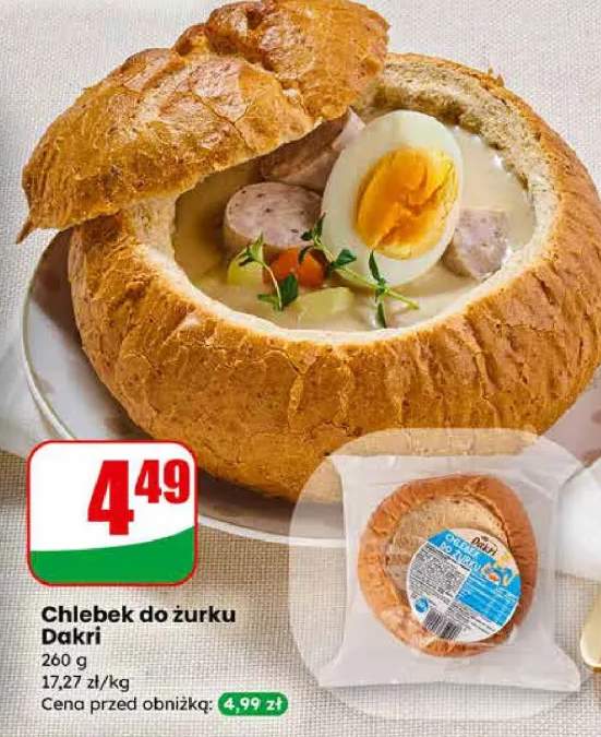 Chlebek do żurku Dakri