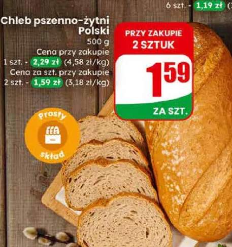 Chleb pszenno-żytni polski