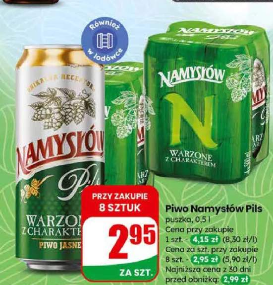 Piwo Namysłów Pils puszka