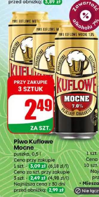 Piwo Kuflowe Mocne puszka