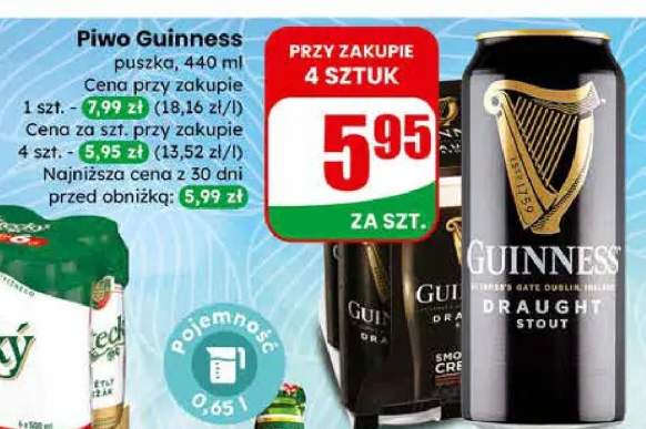 Piwo Guinness puszka