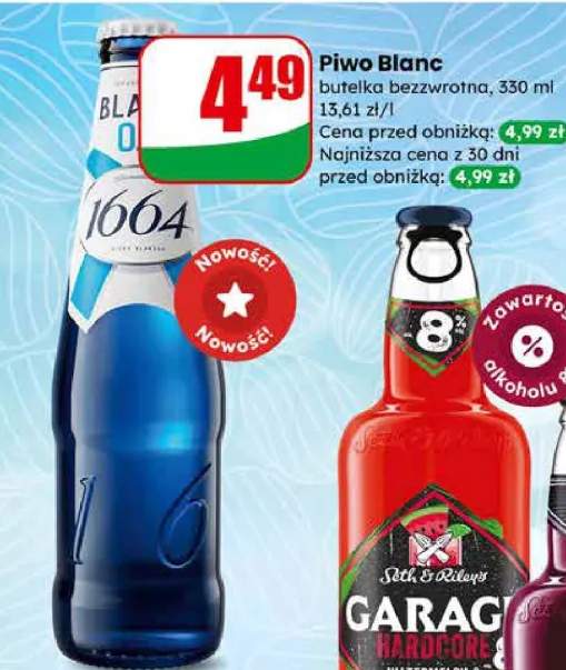 Piwo Blanc butelka bezzwrotna