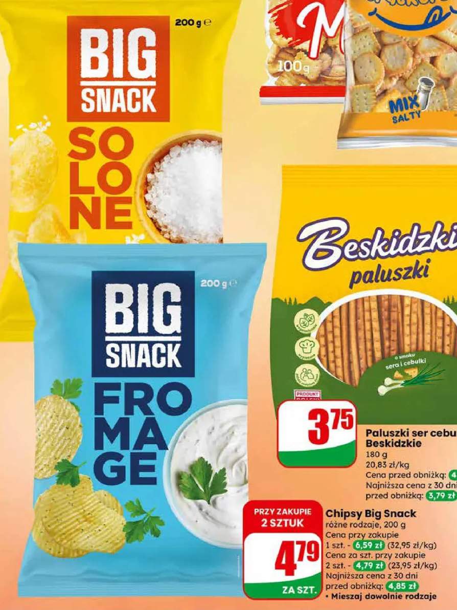 Paluszki ser cebulka Beskidzkie