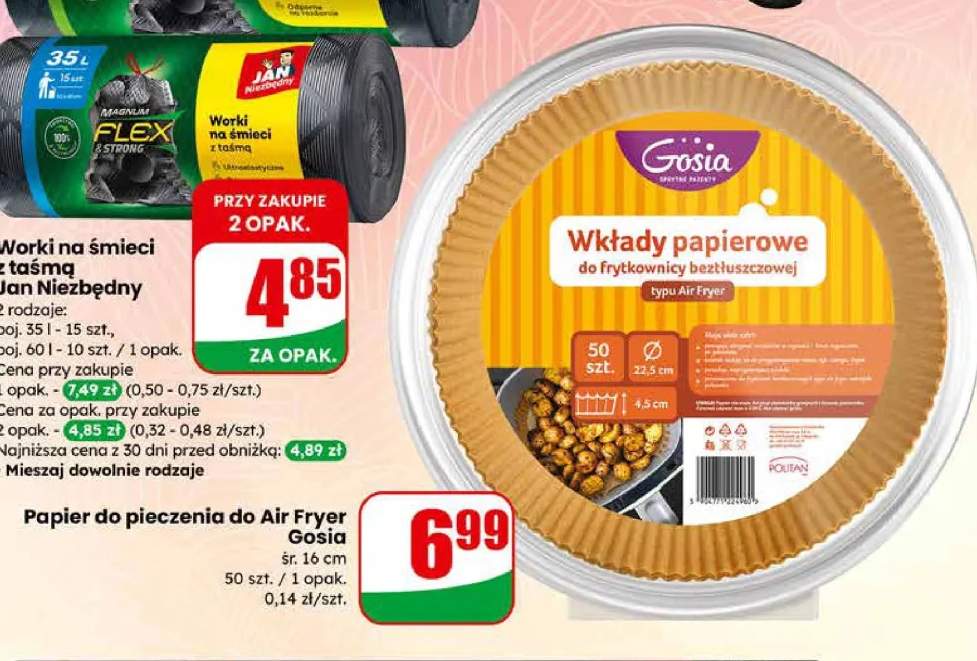 Papier do pieczenia do Air Fryer Gosia