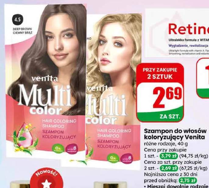 Szampon do włosów koloryzujący