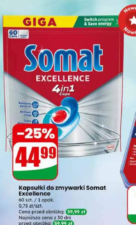 Kapsułki do zmywarki Excellence