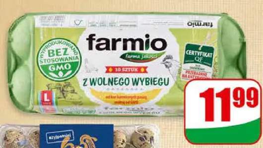 Jaja świeże z wolnego wybiegu rozmiar L