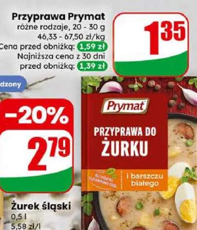 Przyprawa Prymat różne rodzaje