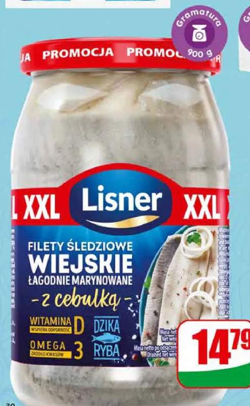 Filety śledziowe wiejskie łagodnie marynowane z cebulką