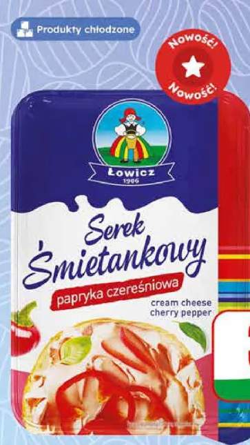 Serek śmietankowy papryka czerešniowa