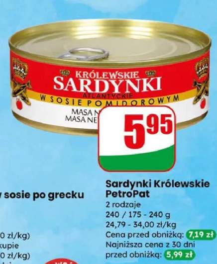 Sardynki Królewskie PetroPat, 2 rodzaje