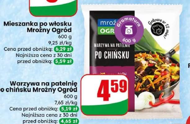 Warzywa na patelnię po chińsku Mrożny Ogród