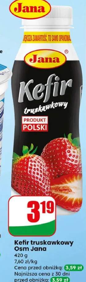 Kefir truskawkowy Osm