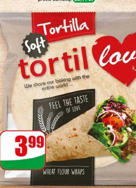 Tortilla pszenna soft