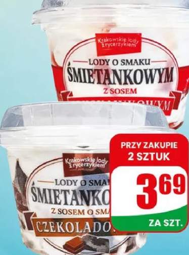 Lody rożek Nordis - 2 rodzaje