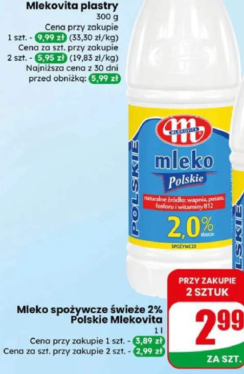 Mleko spożywcze świeże 2% Polskie