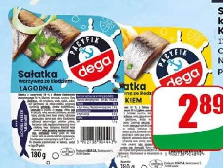 Sałatka warzywna ze śledziem