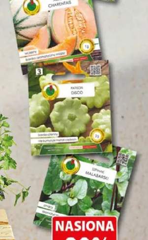 Nasiona -20% przy zakupie 5 szt.