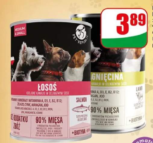 Mokra karma dla psa 2 rodzaje