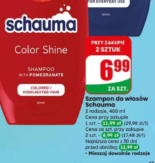 Szampon do włosów 2 rodzaje