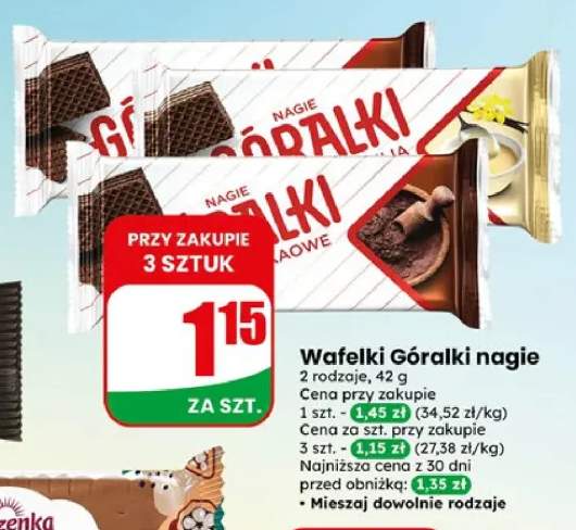 Wafelki Góralki nagie