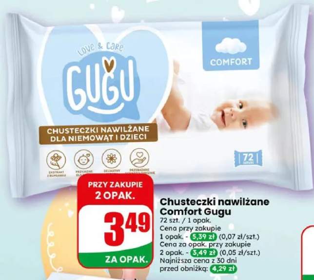 Chusteczki nawilżane Comfort